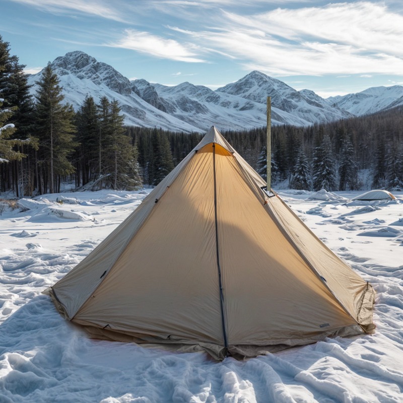 Outdoor Camping Solo - Палатка-пирамида для кемпинга, ультралегкая двухслойная палатка