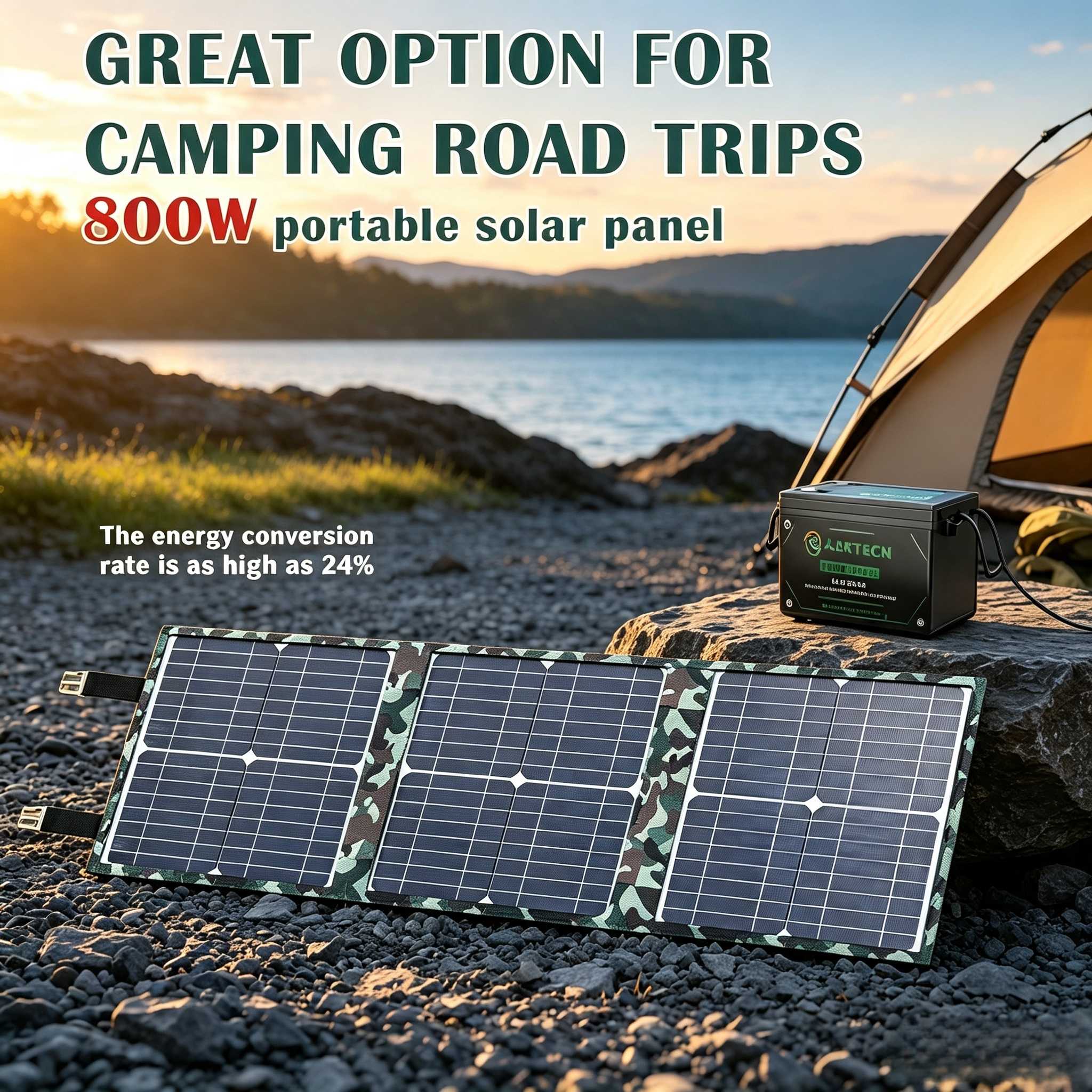 Zd Outdoor Camping - Солнечный генератор мощностью 800 Вт с