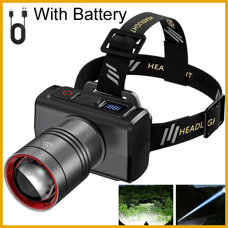 Headlamp - Налобный фонарь LED 2026 с датчиком
