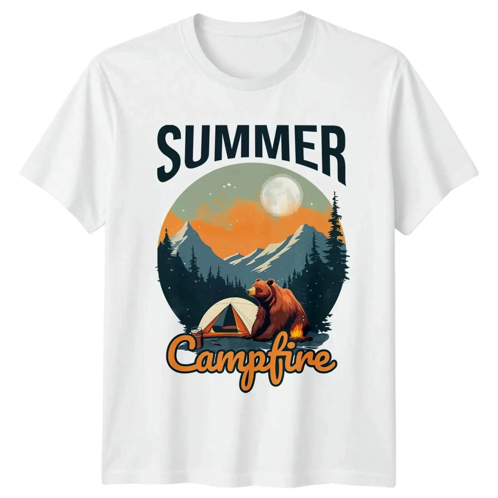 Outdoor Und Camping - Футболка Sommer Lagerfeuer для кемпинга и