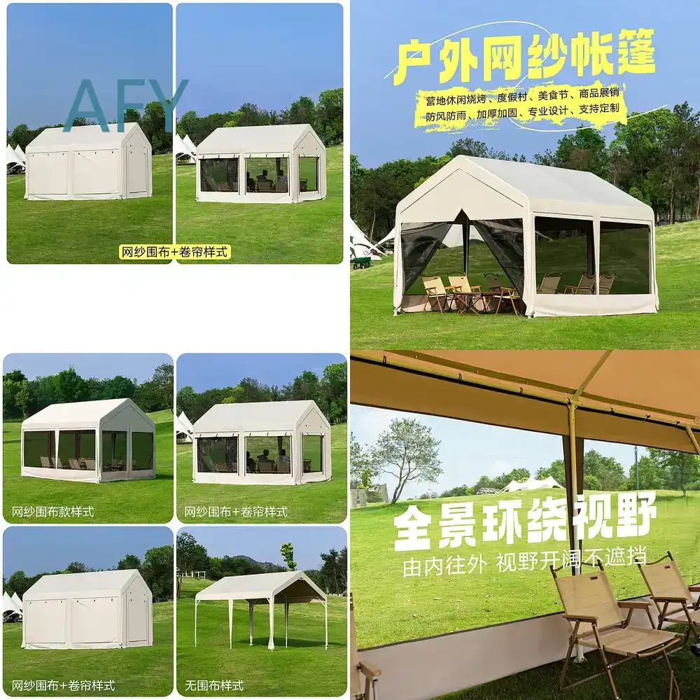 Outdoor Camping Van Tent - Дышащая летняя палатка-пергола для кемпинга и