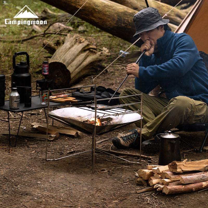 Outdoor Camping Solo - CAMPINGMOON SOLO-A3 Портативный пожарный стол из