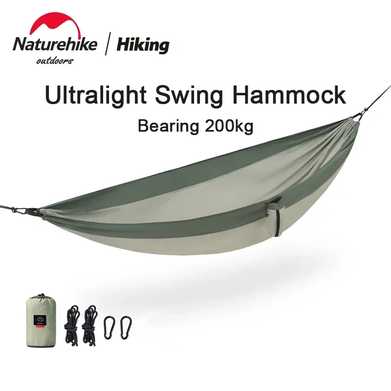 Outdoor Camping Hammock - Гамак-качели Naturehike, 1, 2, сверхлегкий складной