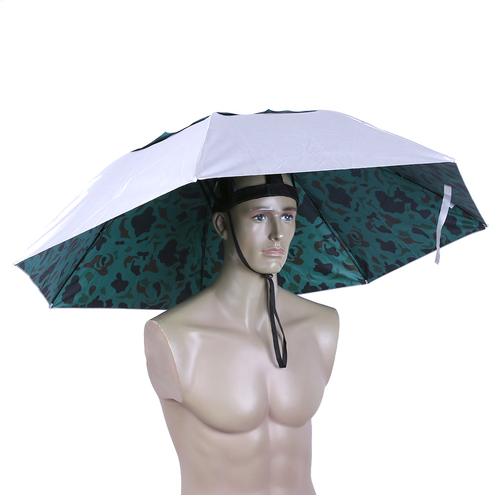 Складная шляпа-зонт для головы – обзор и цена Outdoor Camping Umbrella