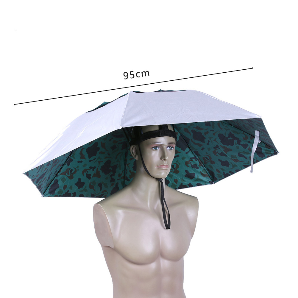 Складная шляпа-зонт для головы – обзор и цена Outdoor Camping Umbrella