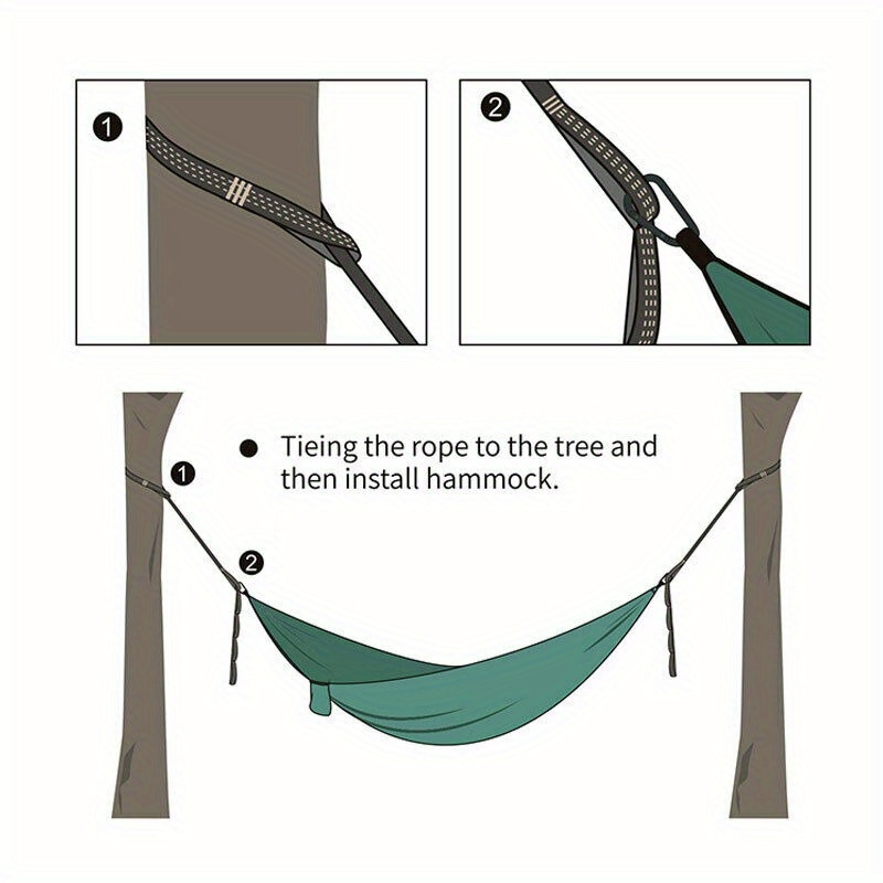 2/4-компонентные прочные караб – обзор и цена Outdoor Camping Hammock