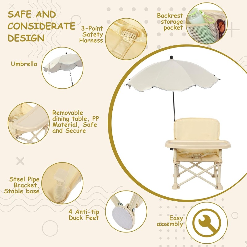 Детское складное кресло для пл – обзор и цена Outdoor Camping Umbrella