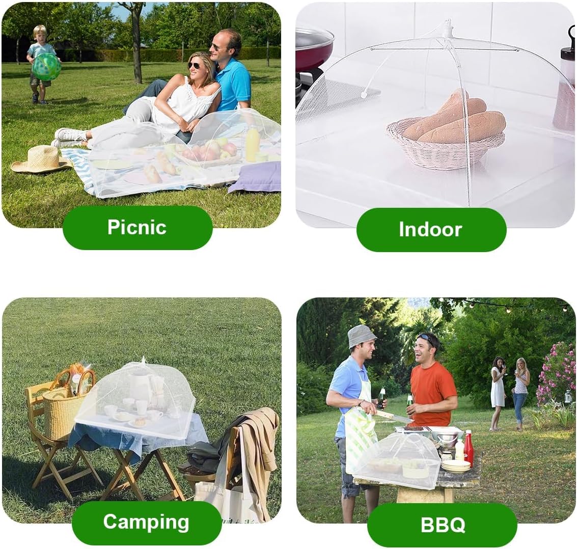 (6 шт.) Сетчатые чехлы для еды – обзор и цена Outdoor Camping Umbrella