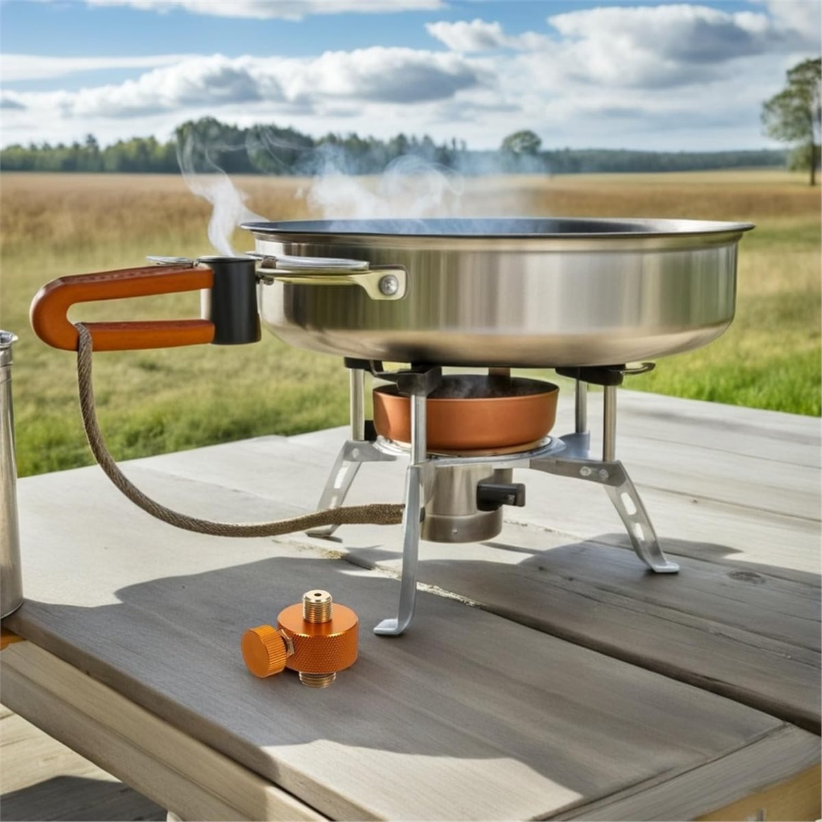 Адаптер для газового горелки с – обзор и цена Outdoor Und Camping