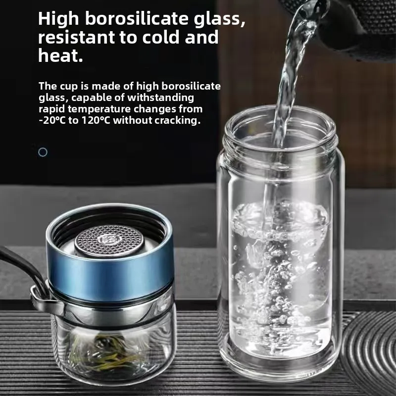 Двухслойная стеклянная чашка д – обзор и цена Portable Water Filter