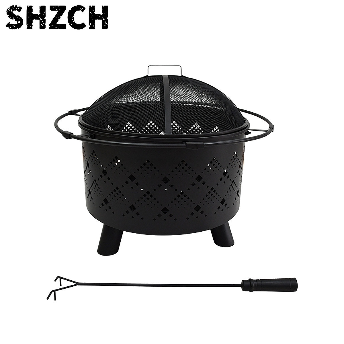 Уличная угольная печь-жаровня  – обзор и цена Outdoor Camping Set