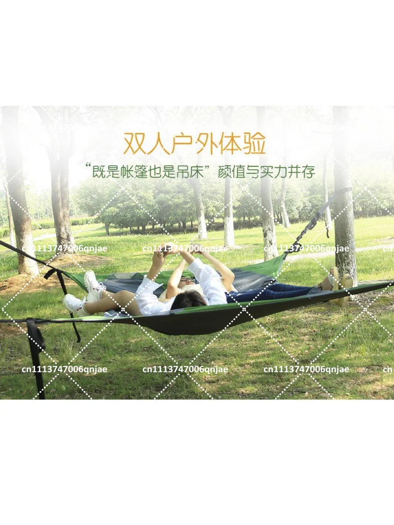 Зеленая портативная подвесная  – обзор и цена Outdoor Camping Hammock